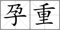 孕重