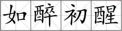 如醉初醒