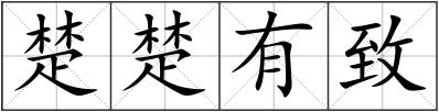 楚楚有致
