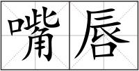 嘴唇