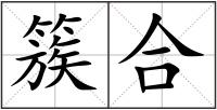 簇合