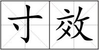 寸效