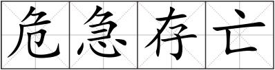 危急存亡