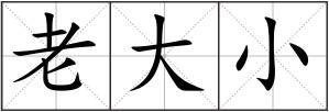 老大小