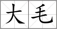大毛