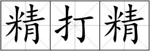 精打精