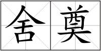 舍奠