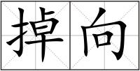 掉向