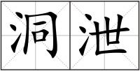 洞泄