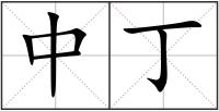 中丁
