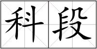 科段