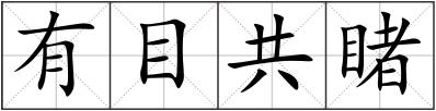 有目共睹