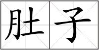 肚子