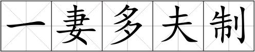 一妻多夫制