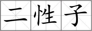 二性子