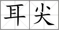 耳尖