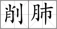 削肺