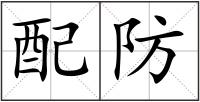 配防