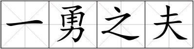 一勇之夫