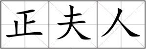 正夫人