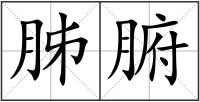 胏腑
