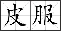 皮服