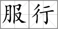 服行