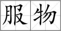 服物
