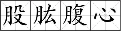 股肱腹心