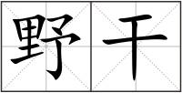 野干