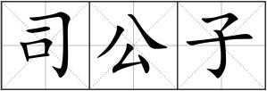 司公子