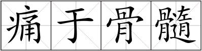 痛于骨髓