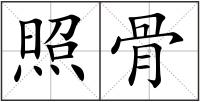 照骨