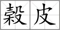 榖皮