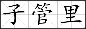 子管里