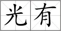 光有