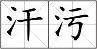 汗污