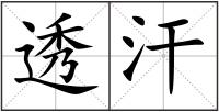 透汗