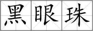 黑眼珠