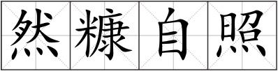 然糠自照