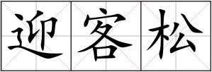 迎客松