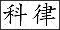 科律