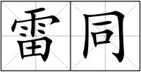 雷同