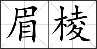 眉棱