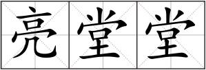 亮堂堂