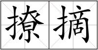 撩摘