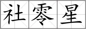 社零星