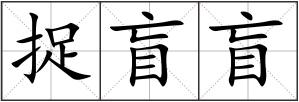 捉盲盲
