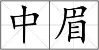 中眉