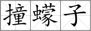 撞蠓子